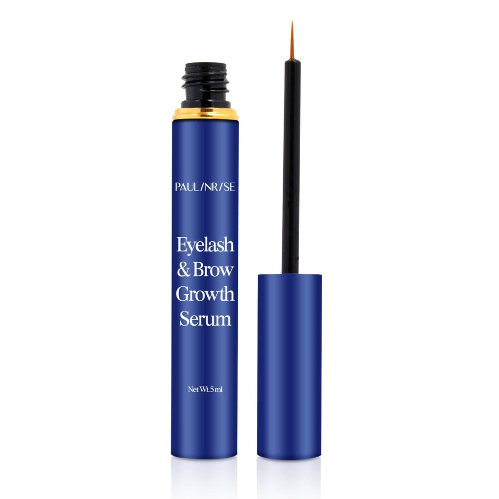 PAULINRISE Natural Eyelash Growth Serum and Brow Enhancer to Grow Thicker, Longer Lashes for Long, Luscious Lashes and Eyebrows[5ml] - BeesActive Australia