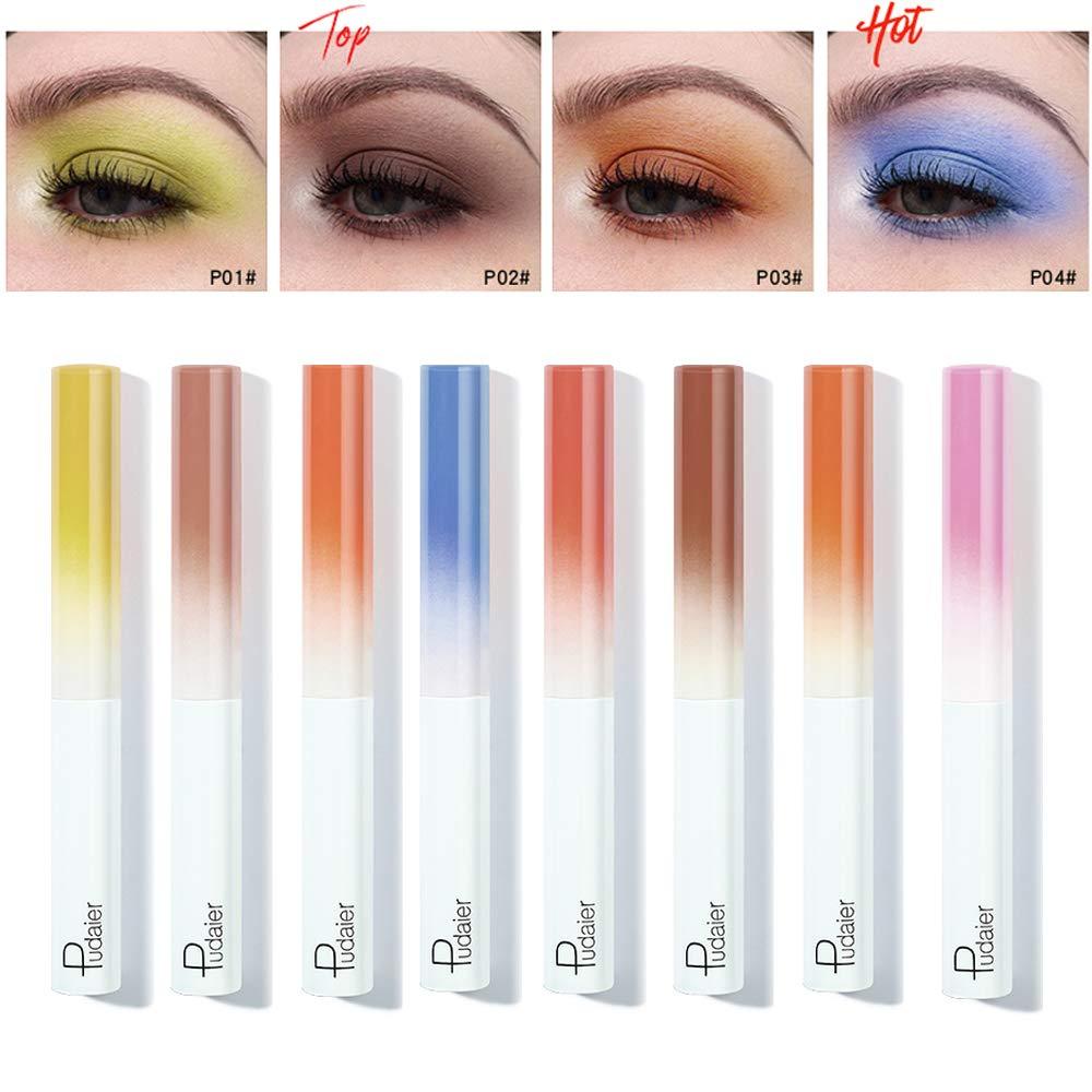 Matte Colorful Liquid Eyeshadow, COOSA 8 Colors Long Lasting Waterproof Eyeliner Colored Eyeshadow Set - BeesActive Australia