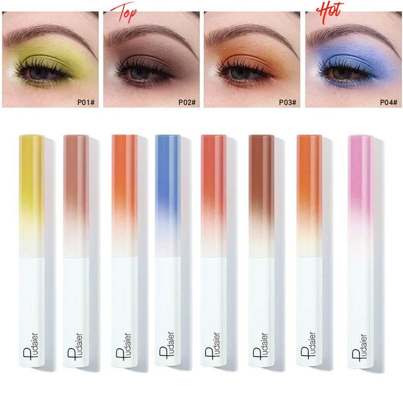 Matte Colorful Liquid Eyeshadow, COOSA 8 Colors Long Lasting Waterproof Eyeliner Colored Eyeshadow Set - BeesActive Australia