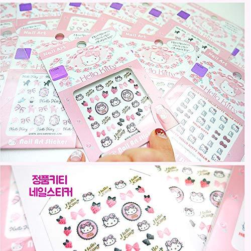 Hello Kitty Nail Art Sticker(P) - 5 Pack Mixed Design - BeesActive Australia