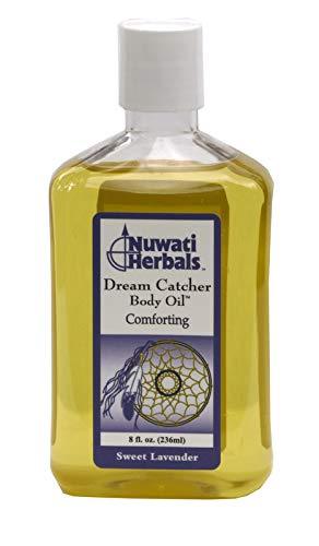 Lavender Oil for Bath and Body - Nuwati Herbals Dream Catcher Body Oil for Skincare and Relaxation - Lavender Scent, All Natural Fragrance, Made in the USA, 8 Ounces - BeesActive Australia