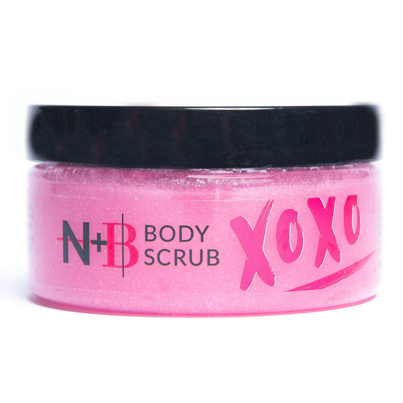N+B Sugar Body Scrub | Invigorates and Brightens Skin | Oil Free | Removes impurities leaving skin soft and moisturized | Formulated with Pomegranate Seed Extract and Agave | Made in the USA | 9.5 oz - BeesActive Australia