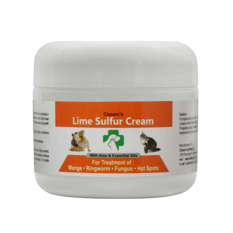 Classic's Lime Sulfur Pet Skin Cream (2 oz) - Pet Care and Veterinary Treatment for Itchy and Dry Skin - Safe Solution for Dog, Cat, Puppy, Kitten, Horse - BeesActive Australia