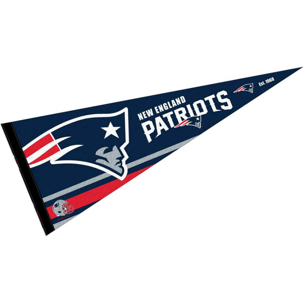 WinCraft New England Patriots Pennant Banner Flag - BeesActive Australia