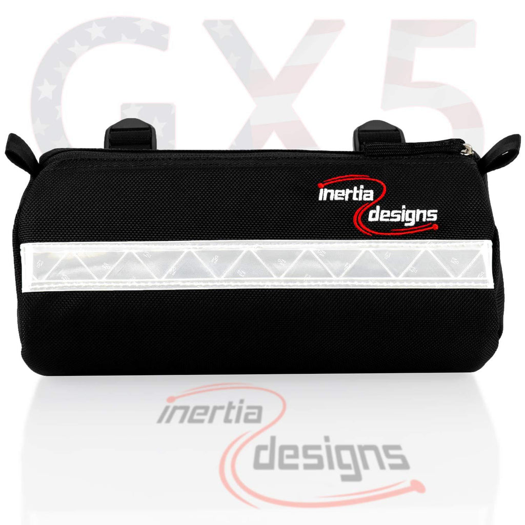 Inertia Designs - Bicycle Barrel Bags Black - BeesActive Australia