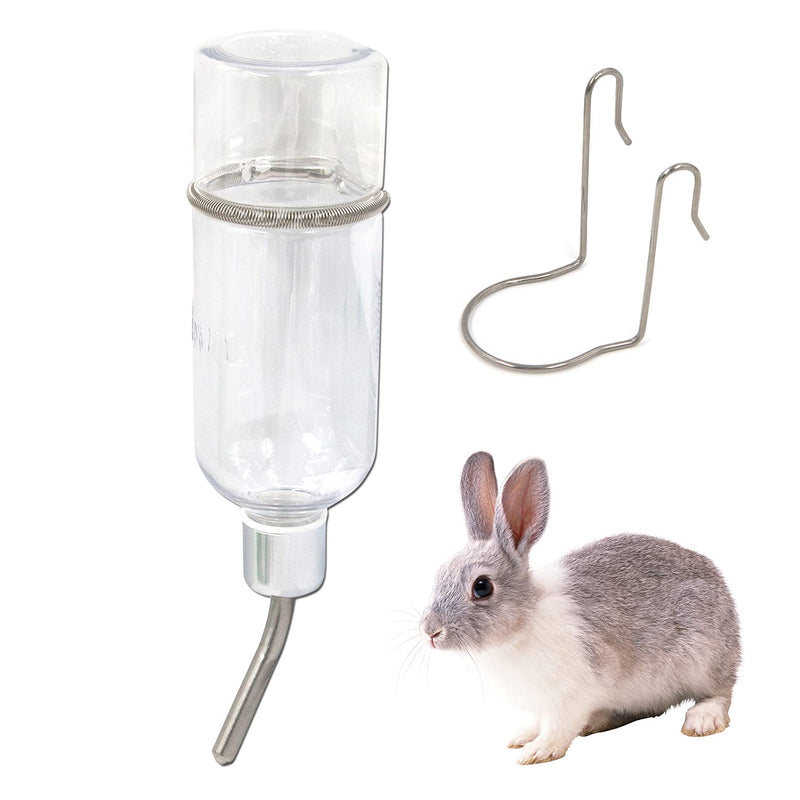Semetall Hanging Automatic Water Feeder, Pet Water Bottle for Birds,Hamster,Guinea Pigs,Chinchilla,Parrot and Other Small Animals 350ml/11.8 oz water bottle Transparent - BeesActive Australia