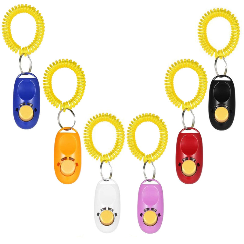 Meric Dog Training Clicker with Wrist Band, Puppy Training Made Easy with a Click, Establish Positive Relationship with Your Pup 6-Pack - BeesActive Australia