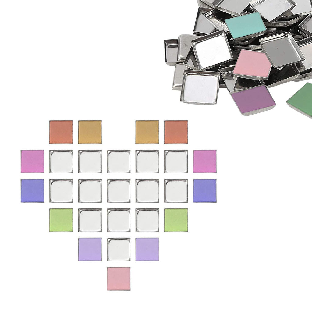 60 Pack Empty Eyeshadow Pans Square Metal Pans, Makeup Palette Pans for Eyeshadow Blush Lipstick Organizer 26 mm for Cosmetic Magnets Palette, Metal Pans for Makeup Eyeshadow Containers (60PCS) 60PCS - BeesActive Australia