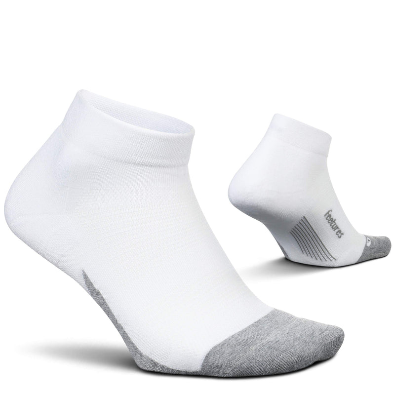 Feetures Elite Max Cushion Low Cut Sock Large White - BeesActive Australia