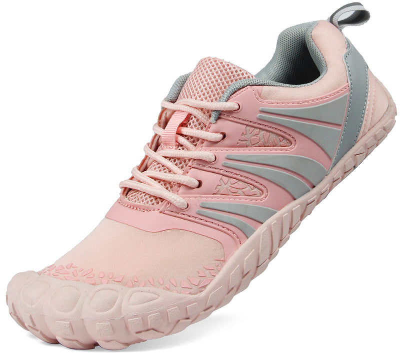 Oranginer Women's Barefoot Shoes - Wide Toe Box - Zero Drop - Minimalist Shoes 9 Pink - BeesActive Australia