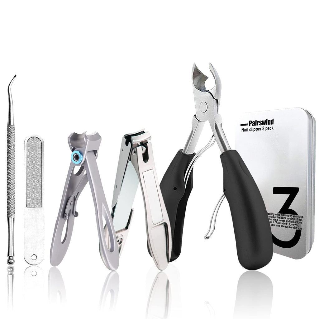 Thick Toenail Clippers, Mens Nail Clippers for Large Big Thick Nail and Toenail Senior Nail Clippers with Easy Grip Rubber Handle for Podiatrist/Ingrown/Seniors/Professional - BeesActive Australia