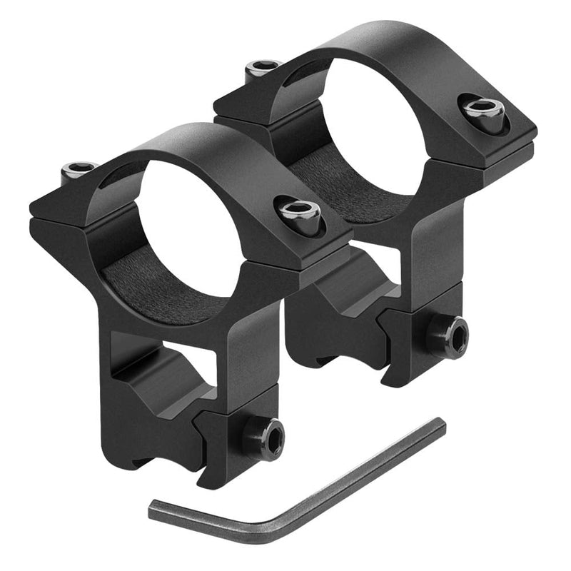 CVLIFE 1’’ Dovetail Scope Rings for 3/8’’ or 11mm Dovetail Rails, High Profile Scope Mounts, 2Pieces - BeesActive Australia