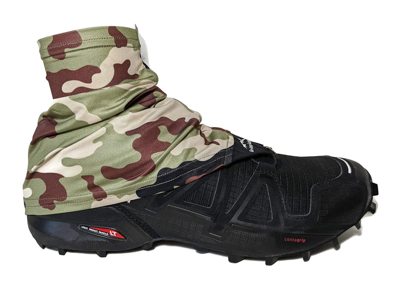 Wapiti Designs Go-Long Gaiters Trail Running Shoe Gaiters for Running, Hiking, or Long Distance Backpacking Camo S/M - BeesActive Australia