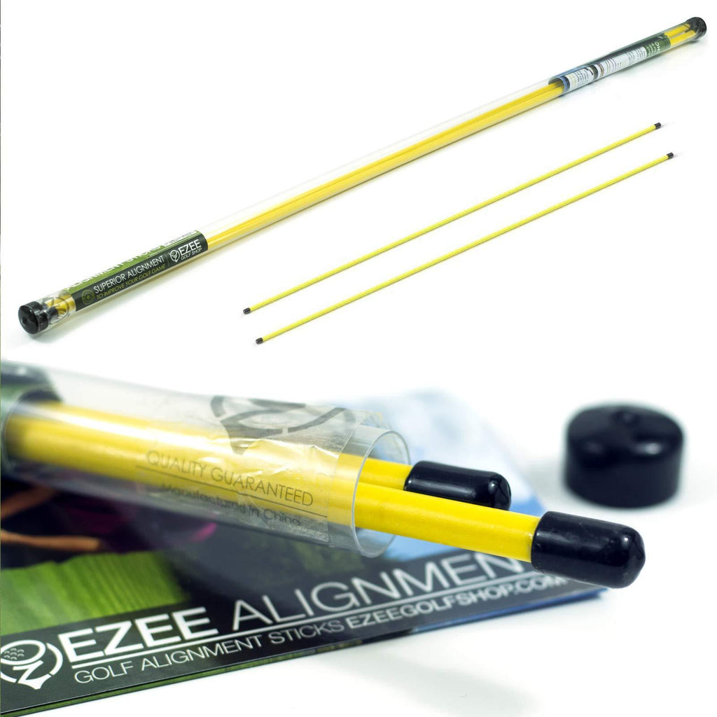Ezee Golf Alignment Sticks Practice Rods, 40" Swing Alignment Training Sticks - 2 Pack - BeesActive Australia