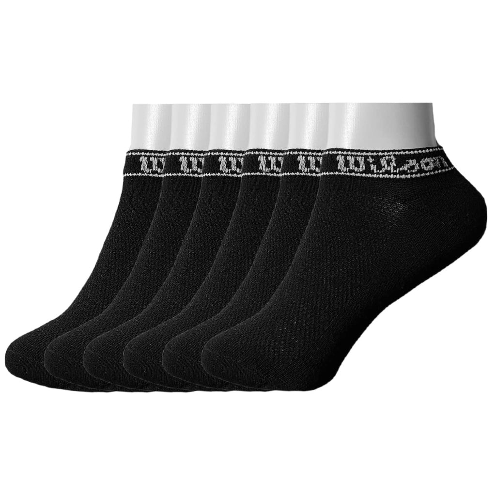 WILSON mens Athletic Moisture Wicking Low-cut Socks, 5 Pack Multipack Shoe Size: 6-12 Black - BeesActive Australia