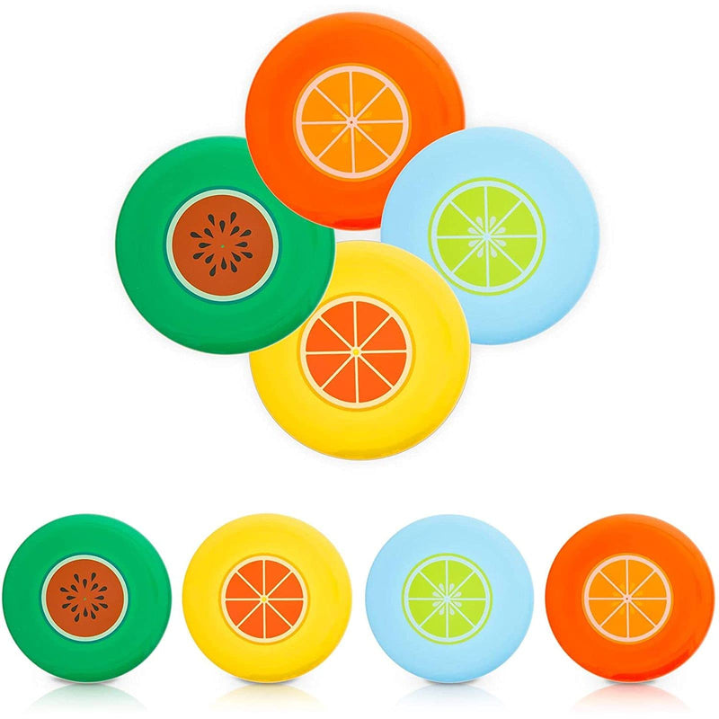 Zodaca Flying Discs Toys for Dogs, Large Pets Fetching Toy for Outdoors (9 in, 8 Pack) - BeesActive Australia