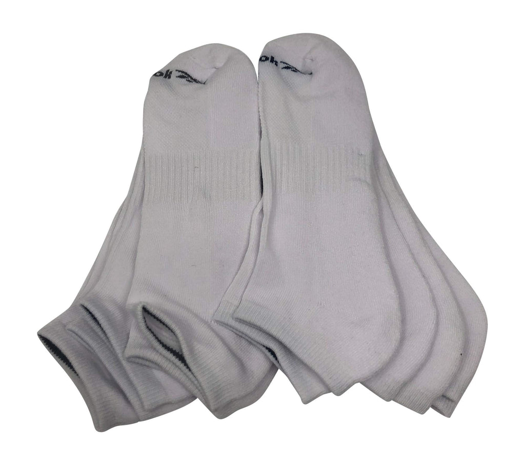 Reebok Men's Comfort Cushion No-Show Low Cut Basic Socks (12 Pack) Shoe Size: 12-16 White/Navy/Grey Xl - BeesActive Australia