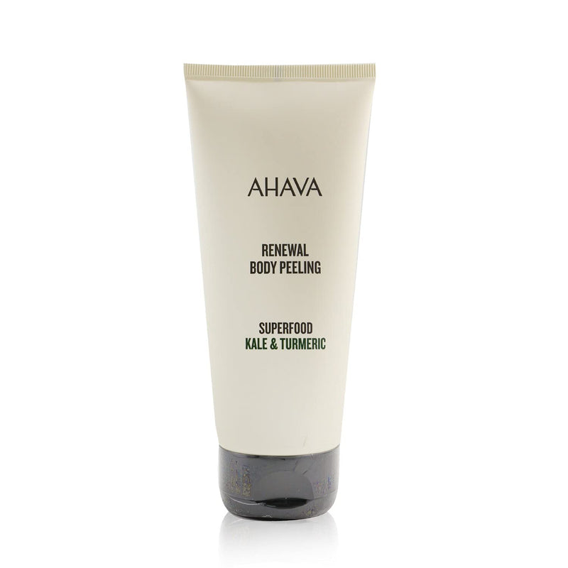 AHAVA Kale Turmeric with Dead Sea Minerals Anti Agining Body Scrub, Liquid Peel, Vegan, 6.8 fl. oz. - BeesActive Australia