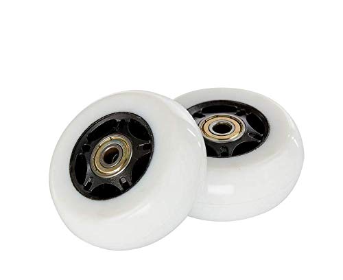 Wheels for Razor Crazy Cart - Premium 76mm x 30mm Crazy Cart V7+ Replacement Wheels (Set of 2) for Crazy Cart XL V3+ Razor Part W25143401048 - BeesActive Australia