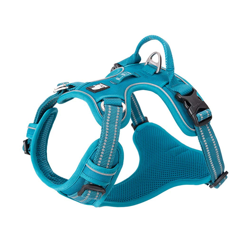 TRUE LOVE Dog Harness No Pull Nylon Reflective Pet Harness Adjustable Comfortable Control Step-in Brilliant Colors Truelove TLH56512 XS Blue - BeesActive Australia