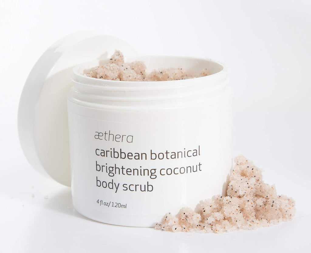 Aethera Beauty Caribbean Botanical Coconut Body Scrub - BeesActive Australia