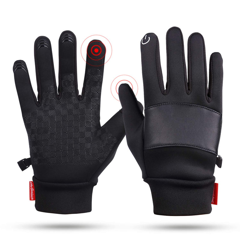 SkyGenius Winter Gloves for Men Women, Thermal Gloves Anti Slip Touchscreen Cold Weather Warm Gloves for Cycling Running Biking Driving Hiking Medium - BeesActive Australia