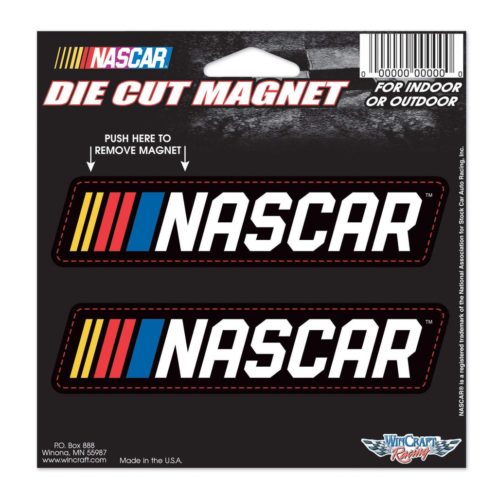 WinCraft NASCAR NASCAR NASCAR Logo 4.5" x 6" Die Cut Magnet, Multi, na - BeesActive Australia