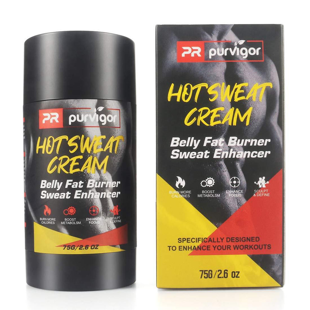 Hot Cream - Workout Enhancing Heatless Sweat Booster - Slimming Stomach & Belly Gel Targets Problem Areas for Increased Sweat & Circulation - BeesActive Australia