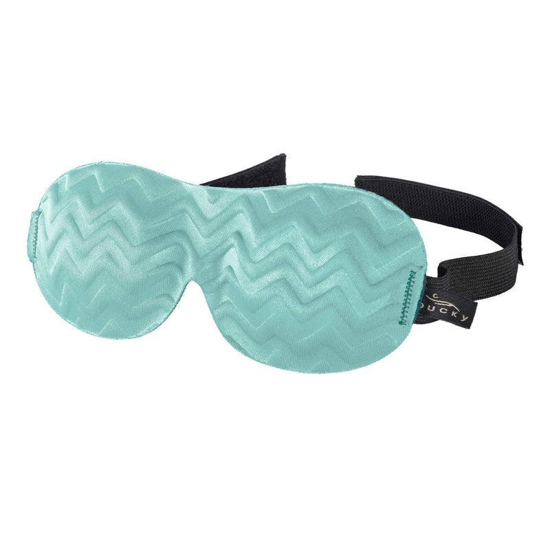 Bucky Ultralight Travel & Sleep Chevron Eye Mask, Blue Ice, 1 Count (Pack of 1) - BeesActive Australia