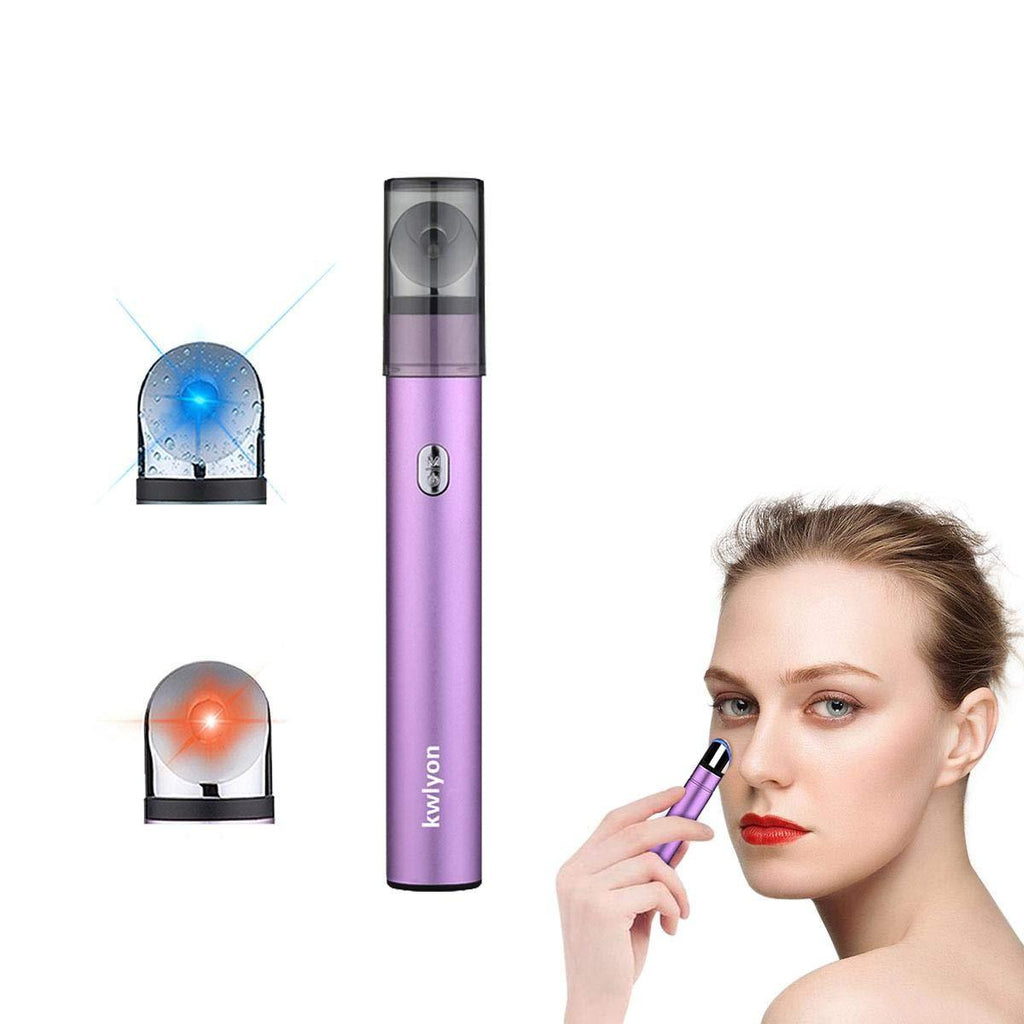 Kwlyon Eye Massager Wand with Heat and Cooling Electric Ice Roller For Face Vibrating 42℃ Dark Circles Treatment,Relieve Puffiness,Sinus Pain,Migraine Relief,Eyes Bags Remover,Anti Wrinkles - BeesActive Australia