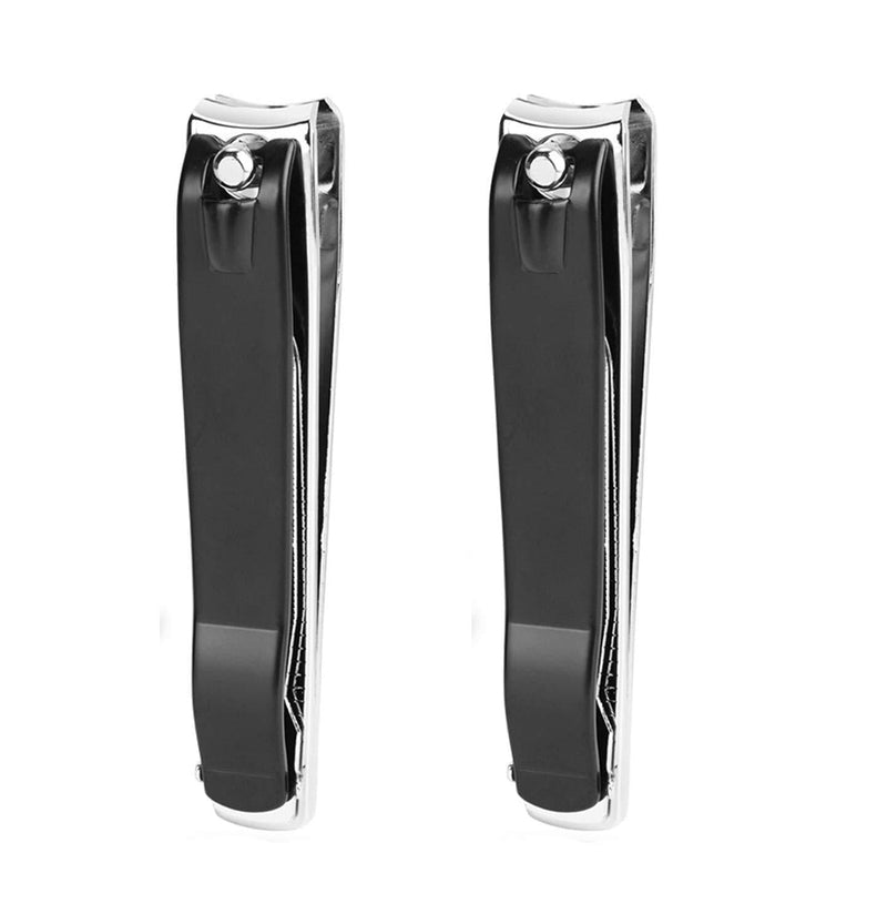 ICEYLI Large Nail Clippers Set,2 Pcs Premium Stainless Steel Fingernail & Toenail Clippers Curved Blade With Sharp And Sturdy Blade - BeesActive Australia