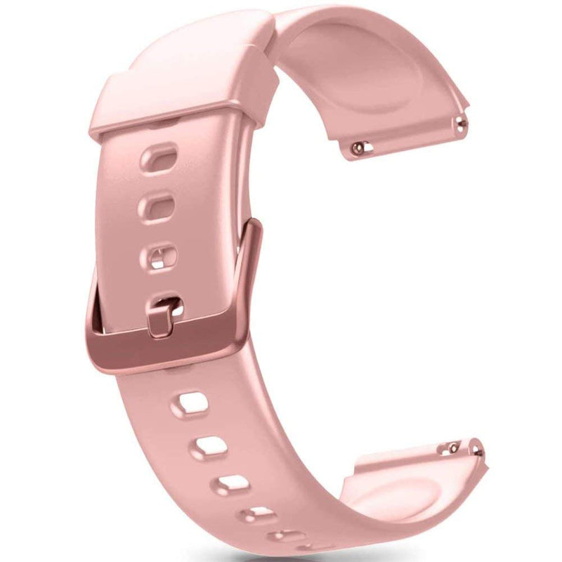 ZURURU Veryfitpro ID205L, ID205S, ID205, ID205U 19mm Smart Watch Replacement Bands compatible with Letscom, Letsfit, Lintelek, Yamay, Willful Smart Watch Pink - BeesActive Australia