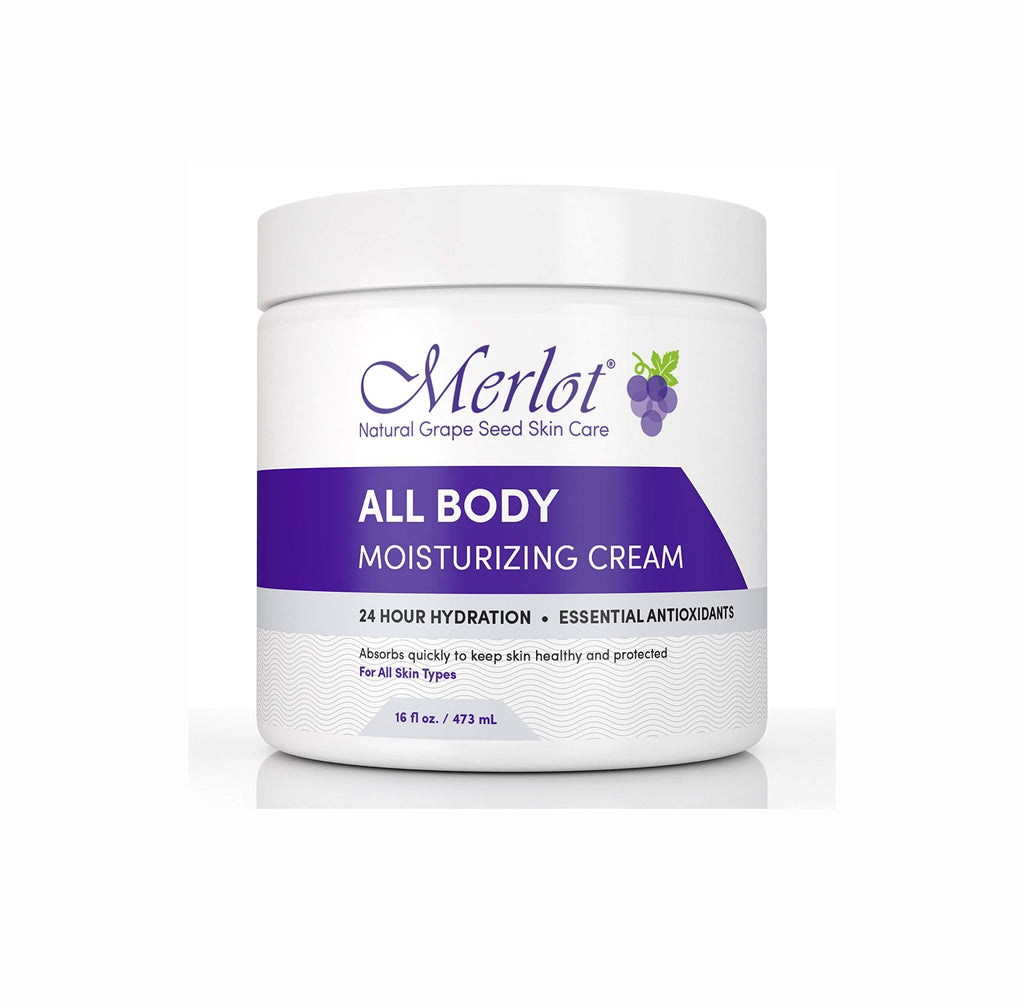 MOISTURIZING BODY CREAM BY MERLOT | FOR ALL SKIN TYPES | 16 OZ - BeesActive Australia