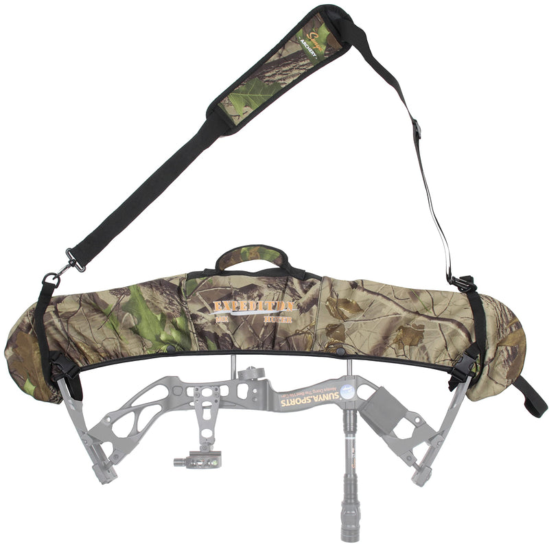 SUNYA Neoprene Compound Bow Sling, Silent Hunting or Fast Movement 2 Carrying Modes Switchable. Removable & Adjustable Shoulder Strap. Camouflage Fabric. - BeesActive Australia