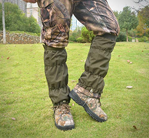 JJZS Gaiters for Hiking, Lightweight Trail Running Gaiters, Waterproof Snow Gaiters for Shoes and Boots, Adjustable Leg Gaiters for Hunting, Boot Gator, Hiking Gaiters for Men Women - BeesActive Australia
