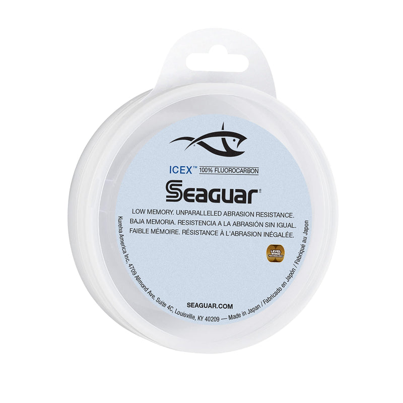 Seaguar IceX Fluorocarbon Fishing Line – Low Memory, Micro Diameter with Exceptional Abrasion Resistance, Knot and Tensile Strength, More Sensitive to Help Detect Bites, Made for Hard Water 8-Pounds/50-Yards - BeesActive Australia