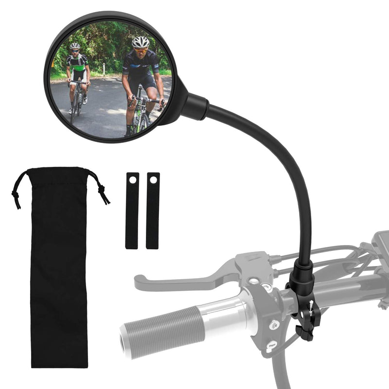 ROYOR Wide Angle Bike Mirror, 360° Adjustable Rotatable Bicycle Mirror, Bicycle Mirrors for Handlebars, Bike Mirror Handlebar Mount for Electric Bike, Mountain Bike and Road Bike - BeesActive Australia