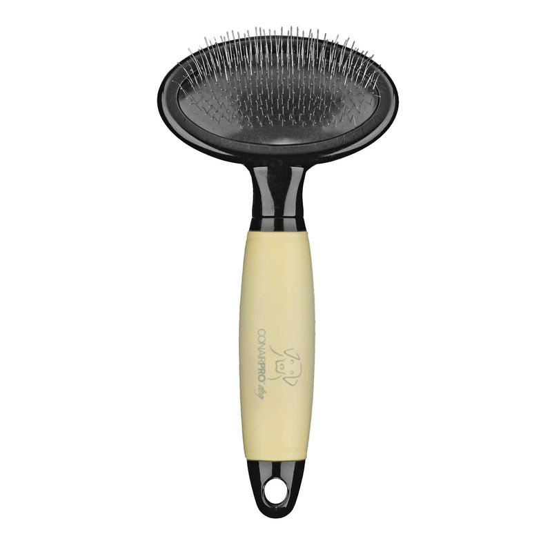 CONAIRPRO dog & cat Medium Dog Slicker Brush, Dog Brush for Shedding, Removes Tangles & Mats, Metal Pins for Removing Undercoat & Dander, Ideal for Midsized Breeds - BeesActive Australia