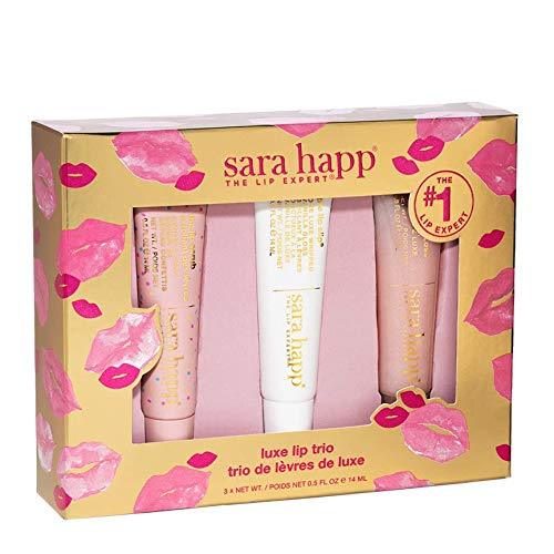 sara happ Luxe Lip Trio Kit: Lip Scrub 0.5 oz, Lip Slip One Luxe Gloss 0.5 oz & Lip Slip Whipped Vanilla Gloss 0.5 oz - BeesActive Australia