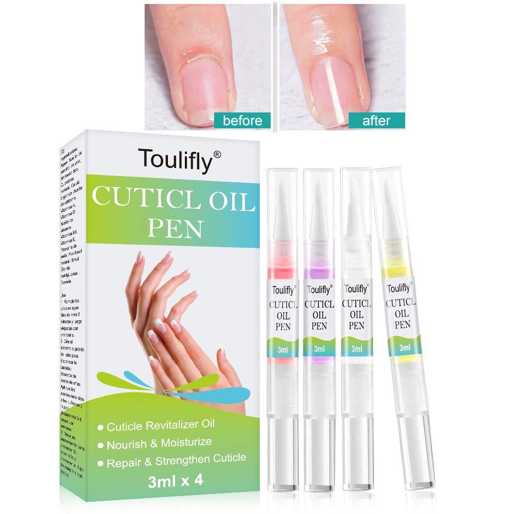 Cuticle Oil Pen, Cuticle Revitalizer Oil, Nail Nutrition Oil Pen, Nail Oil Treatment Manicure Tools Soften Pen, Cuticle & Nail Strengthener (4PC) - BeesActive Australia