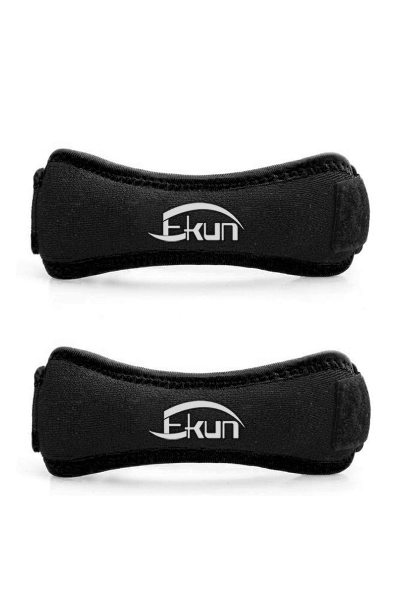 Ekun (Pair) Adjustable Patella Belt,Breathable Knee Band Knee Pads,Support-Shock-Absorbing, Suitable for Hiking,Football,Basketball,Volleyball etc.Men and Women Black - BeesActive Australia