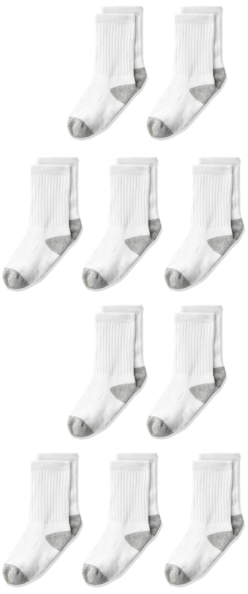 The Children's Place boys Toddler Crew Socks 10-pack 3T White - BeesActive Australia