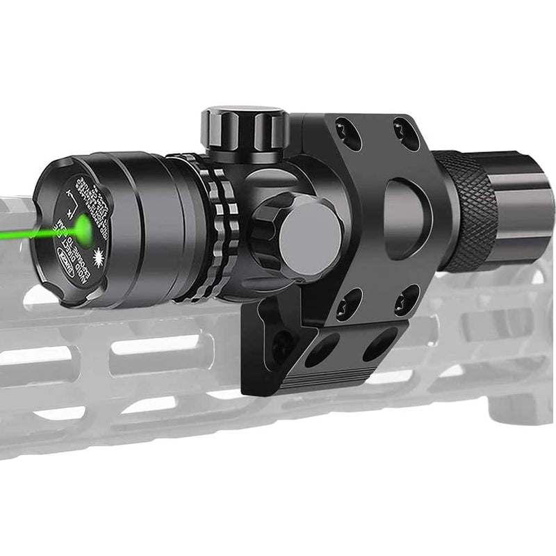 Higoo Tactical Military Green Laser Sight Dot Scope with Ring Mount Compatible with MLOK System and Pressure Switch for Hunting and Shooting - BeesActive Australia