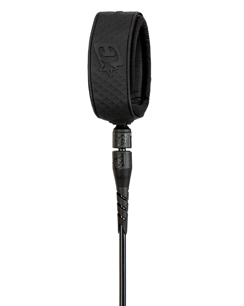 Creatures of Leisure Reliance Pro Shortboard Leash Black Black 6'0" - BeesActive Australia