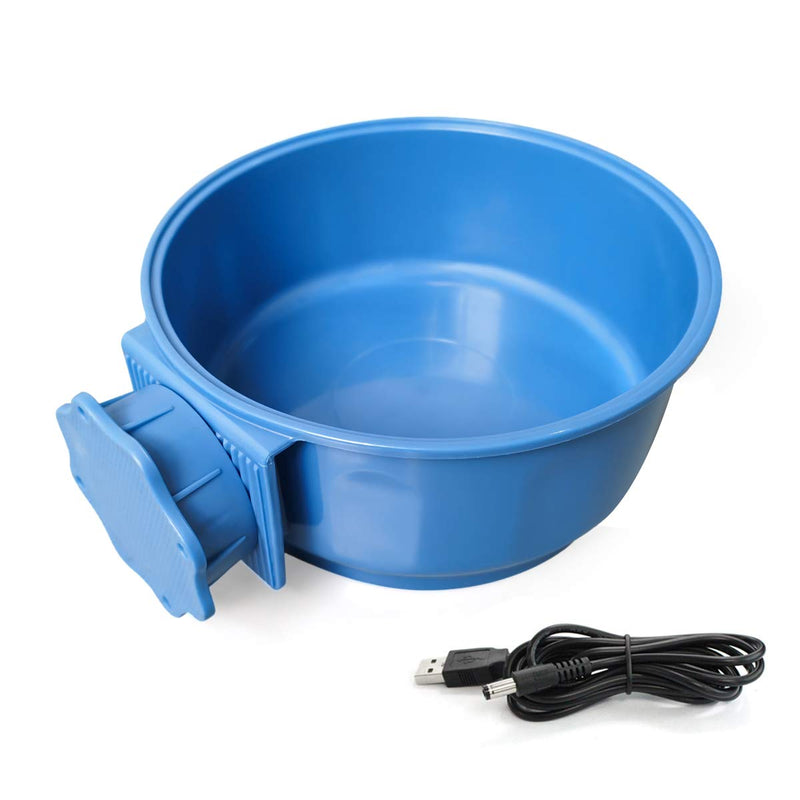 Enjoying Heated Pet Bowl Dog Cat Thermal Waterer Indoor/Outdoor Water Supply for Birds, Chickens, Duck Livestock 600ml - BeesActive Australia