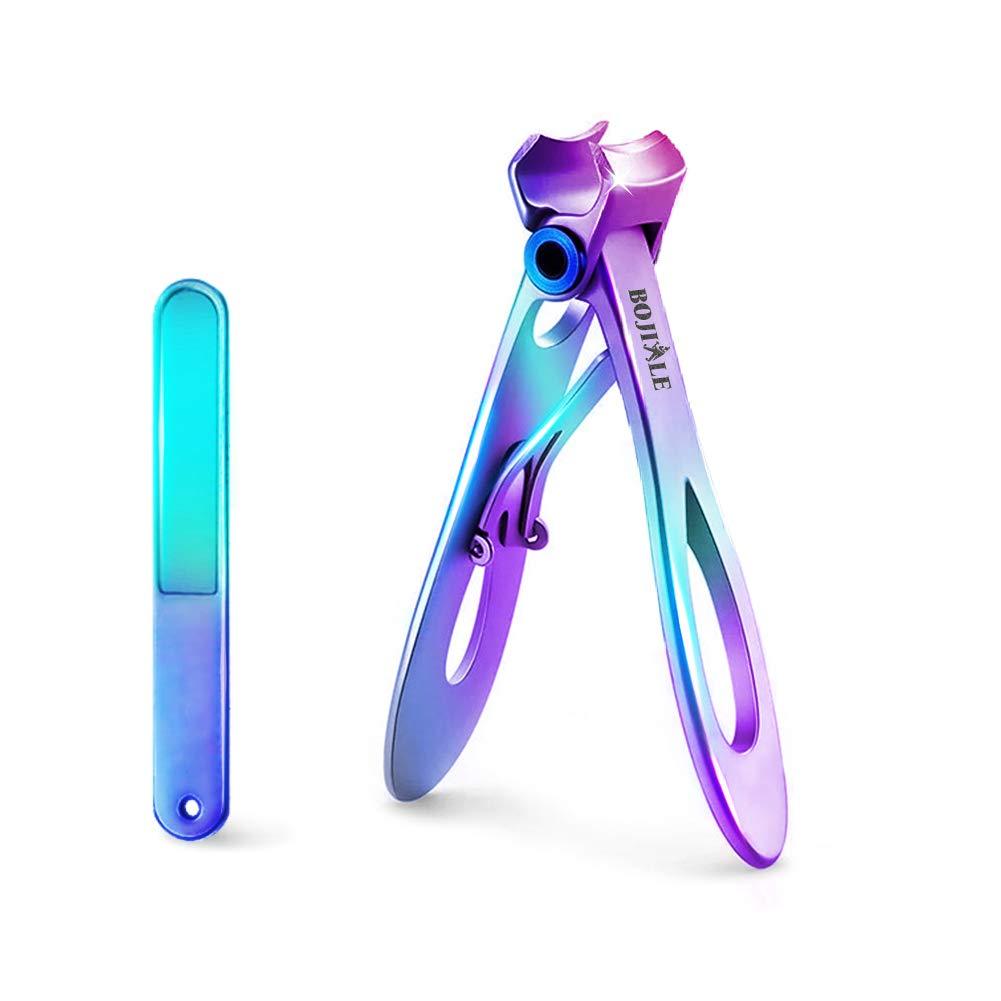 BOJIALE Nail Clipper Set Sharp Fingernail Clippers Toenail Clippers Nail Cutter Stainless Steel Sturdy Nail Trimmer | Good For Everyone & Seniors (F-02, Multi-colored) F-02 - BeesActive Australia