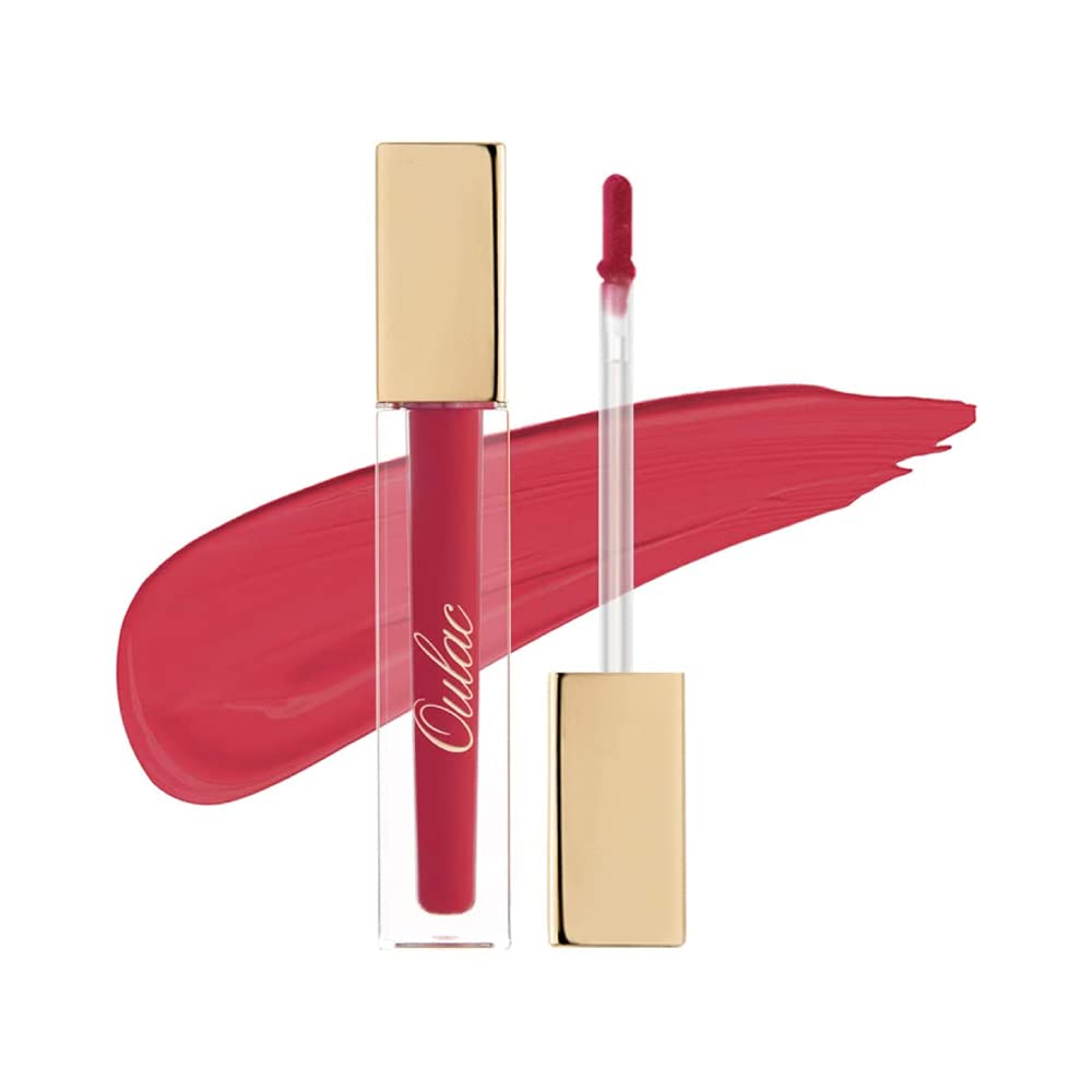 OULAC Kissproof Liquid Matte Lipstick, Lightweight and Fast Drying That Won't Transfer, Layers For Opaque Color, 4.5 mL / 0.15 fluid ounces, 1000 Kisses (M08) 1000 Kisses (M08） - BeesActive Australia