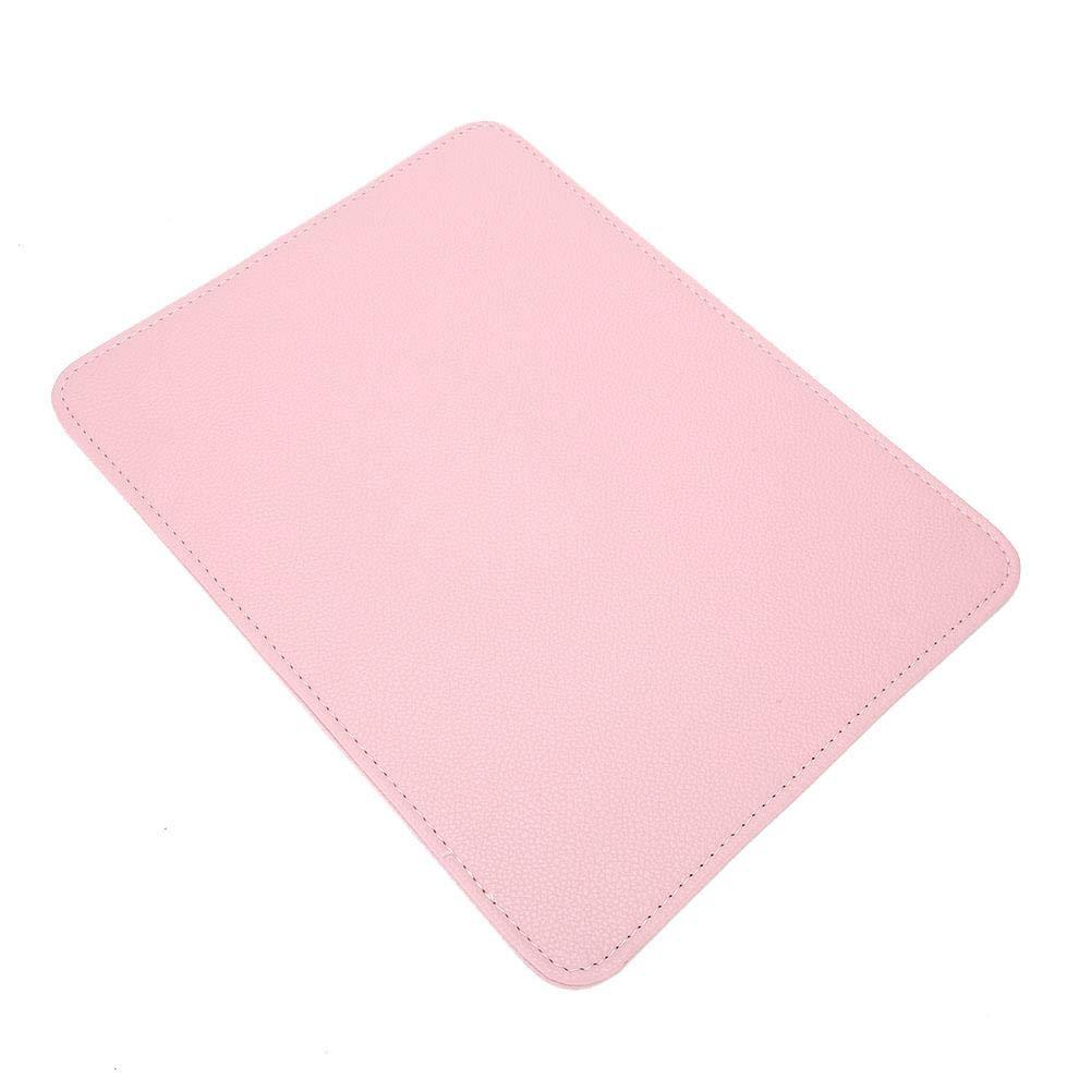 Nail Art Table Mat, Fine Workmanship Washable Desk Mat, Materials Precise Texture Repeated Use Durable for Home Salon Shop(Pink) Pink - BeesActive Australia
