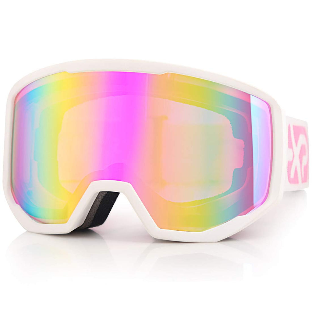 Ski Goggles Snowboard for Men Women, OTG Anti Fog UV Protection Snow Goggles - BeesActive Australia