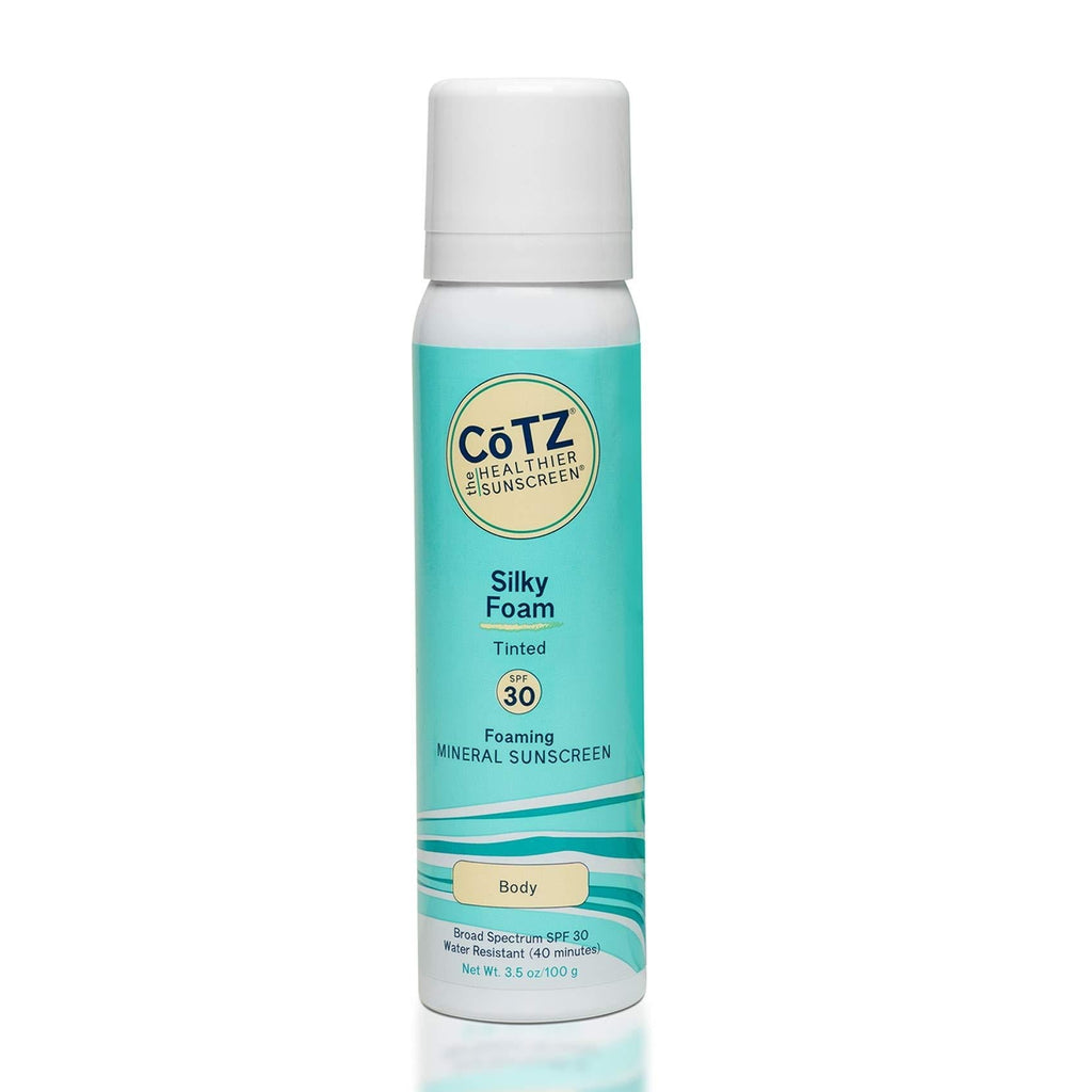 CoTZ Silky Foam Tinted Mineral Sunscreen; Broad Spectrum SPF 30 3.5 oz / 100 g - BeesActive Australia